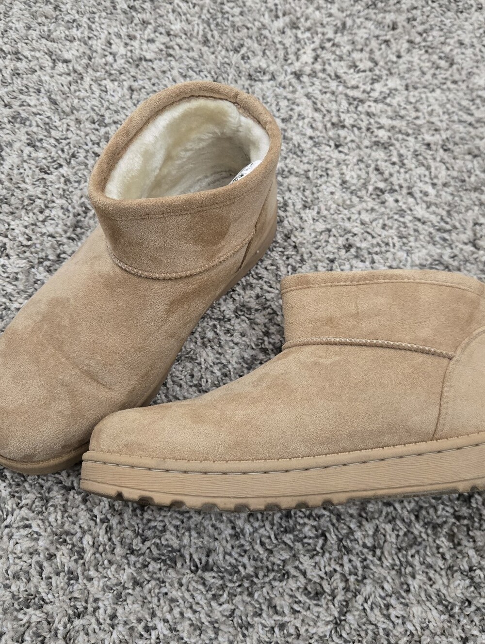 SO Lupita Tan Mini Boots